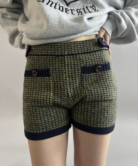 【USED】 Design Knit Shorts / 261031-007