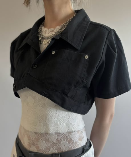 【Chinatsu Aoyama】 RE Makers Shirt Dark Navy / 260813-037