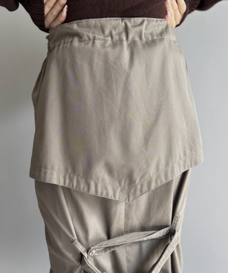 【RE;CIRCLE】 RE Trench Long Skirt  /261015-019