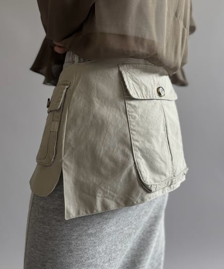【RE;CIRCLE】  RE Fishing Vest Belt Bag / 260810-004