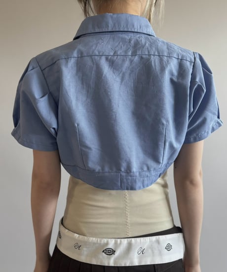 【Chinatsu Aoyama】 RE Makers Shirt Blue / 260813-033