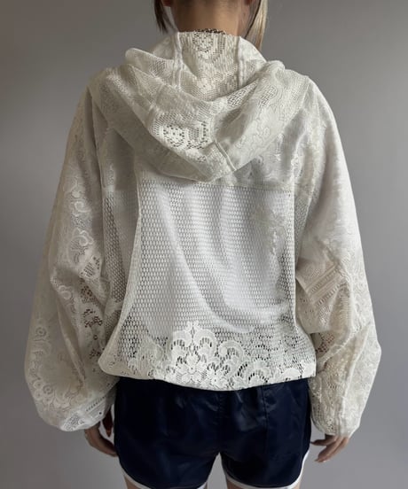 【RE;CIRCLE】RE Lace Hooded Jacket / 260824-006