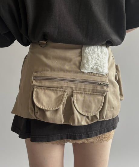 【RE;CIRCLE】  RE Fishing Vest Belt Bag / 260810-010