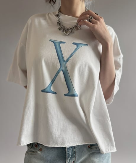 【USED】 Hanes APPLE X Cutoff T-Shirt / 260725-029
