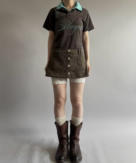 【Chinatsu Aoyama】 RE Player Polo Shirt / 260827-043