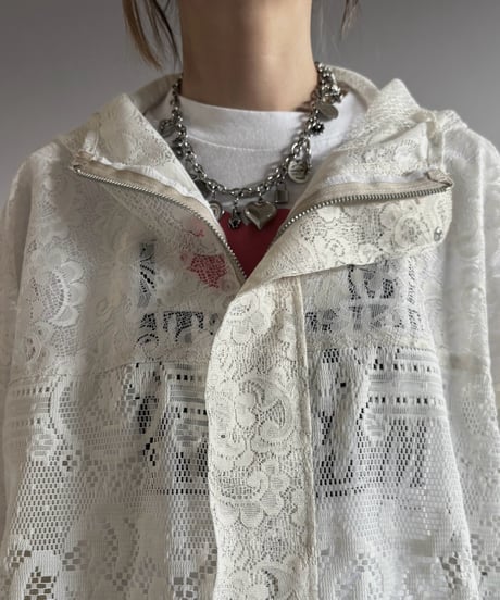 【RE;CIRCLE】RE Lace Hooded Jacket / 260824-006