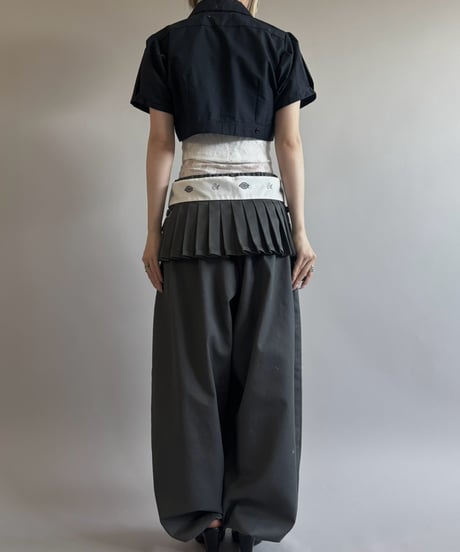 【Chinatsu Aoyama】 RE Makers Shirt Navy / 260813-036