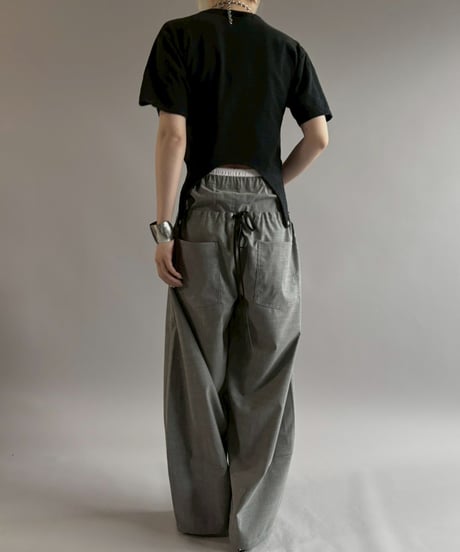 【RE;CIRCLE】RE Multi Border Leotard Top / 260713-002