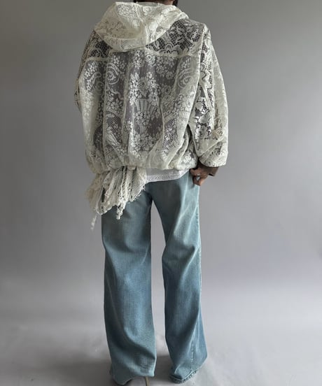 【RE;CIRCLE】RE Lace Hooded Jacket / 260914-001