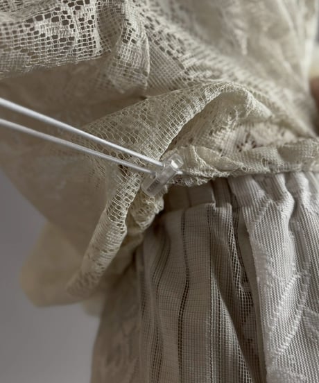 【RE;CIRCLE】RE Crochet  Hooded Blouson / 260709-016