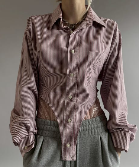 【RE;CIRCLE】RE Leotard Stripe S/S Shirt / 260713-008