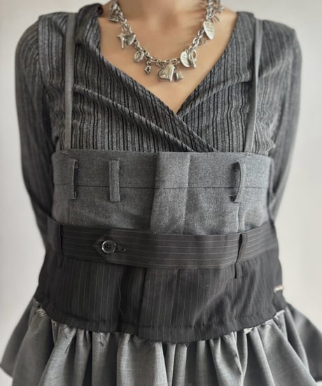【Chinatsu Aoyama】 Suit Bustier /  2601022-040