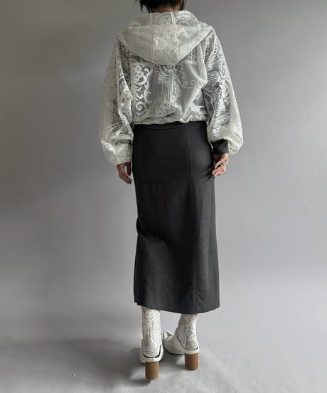 【RE;CIRCLE】RE Lace Hooded Jacket / 260914-008