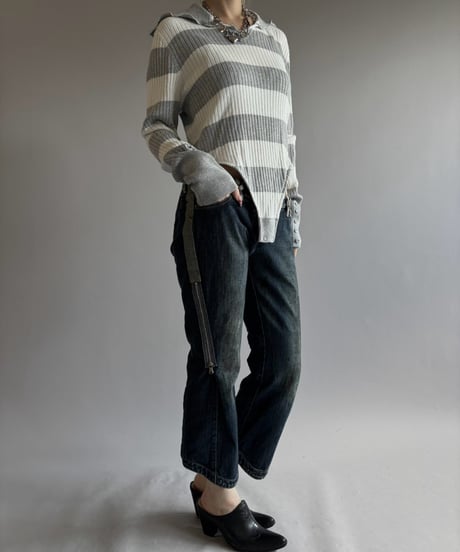 【RE;CIRCLE】 RE Rib Knit Leotard Top /261001-018