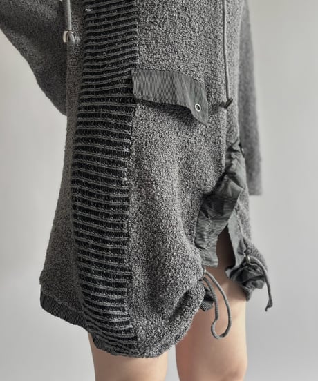 【USED】 Design Boucle Knit Dress / 260919-020