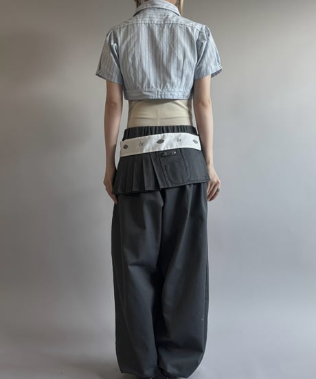 【Chinatsu Aoyama】 RE Makers Shirt Stripe / 260813-031