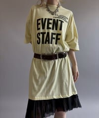【USED】 Made in USA 80~90's EVENT STAFF T-Shirt/ 260711-019