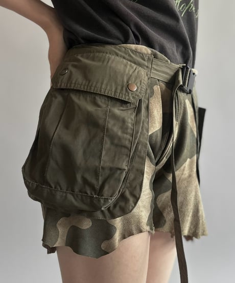 【RE;CIRCLE】  RE Fishing Vest Belt Bag / 260810-013