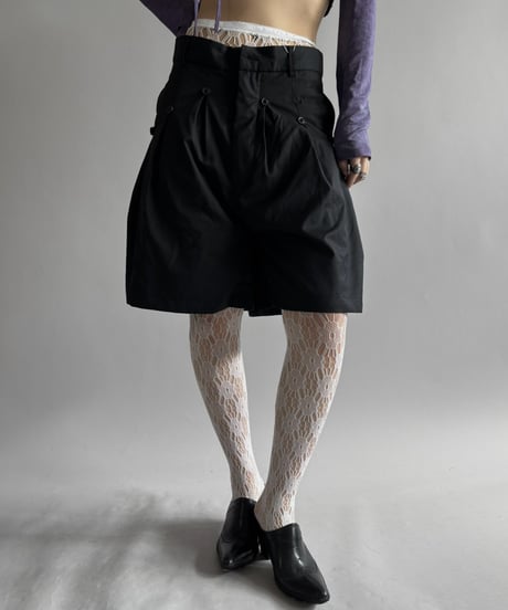 【USED】 Design Tucked Short Pants / 260926-022