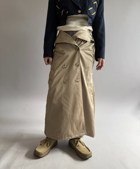 【RE;CIRCLE】 RE Trench Long Skirt  /261015-018