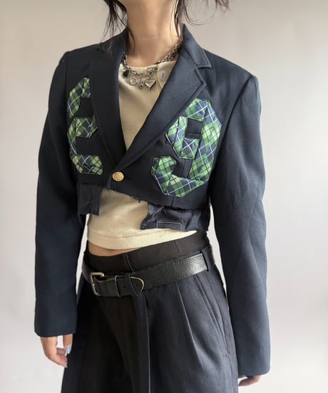 【RE;CIRCLE】 RE Numbering Tie Blazer  / 261019-006