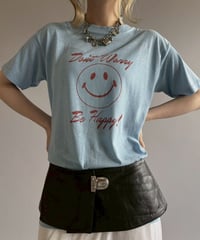 【USED】 Made in USA 80's Don't Worry Be Happy T-Shirt/ 260711-008