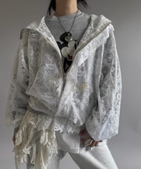 【RE;CIRCLE】RE Lace Hooded Jacket / 260914-004