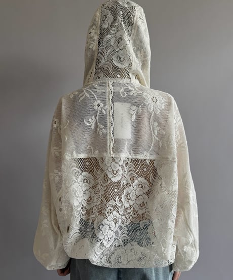 【RE;CIRCLE】RE Lace Hooded Jacket / 260824-009