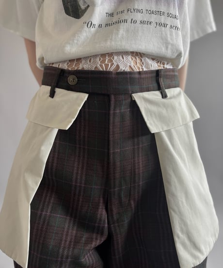 【RE;CIRCLE】 Re Slacks Pocket Shorts /  260727-006