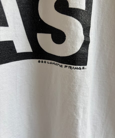 【USED】 Made in USA 90's LUNATIC FRINGE T-Shirt / 260801-021