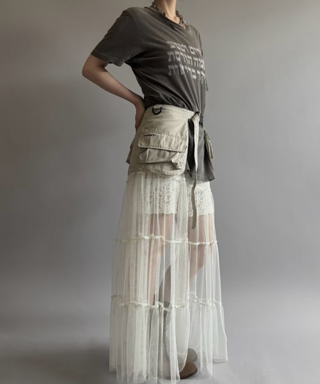 【RE;CIRCLE】  RE Fishing Vest Belt Bag / 260810-005