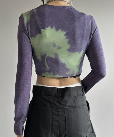 【USED】 Paloma-Wool Cropped Sheer Top / 260926-021