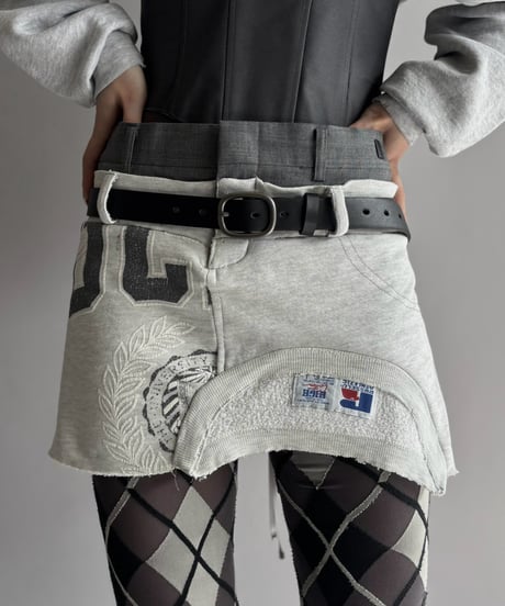 【Chinatsu Aoyama】 Sweat Skirt  /  2601022-025