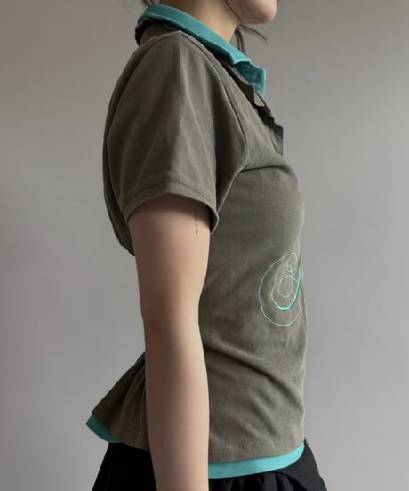 【Chinatsu Aoyama】 RE Player Polo Shirt / 260827-017
