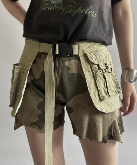 【RE;CIRCLE】  RE Fishing Vest Belt Bag / 260810-012