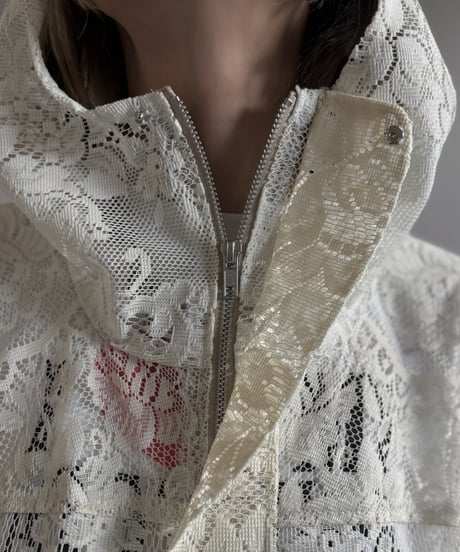 【RE;CIRCLE】RE Lace Hooded Jacket / 260824-008