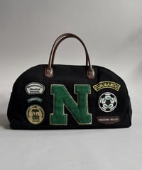 【RE;CIRCLE】 RE French Bedcover Boston Bag Wappen Black /261026-032
