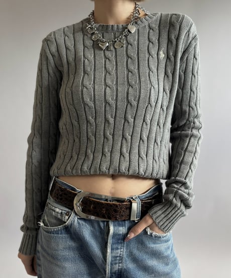 【USED】 Polo Ralph Lauren Cotton Knit / 261017-024