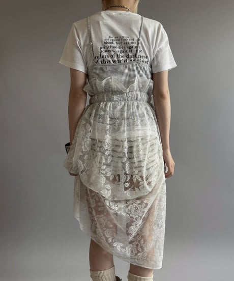 【RE;CIRCLE】RE Crochet Camisole＋Lace One-Piece / 260709-008