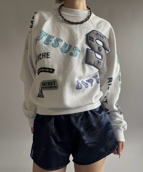 【RE;CIRCLE】 RE Mash up Products Handwritten Sweat Top  /261026-003