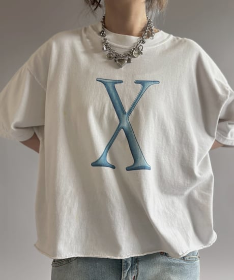 【USED】 Hanes APPLE X Cutoff T-Shirt / 260725-029