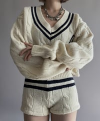 【RE;CIRCLE】 RE Tilden Knit Set-up  /261019-030