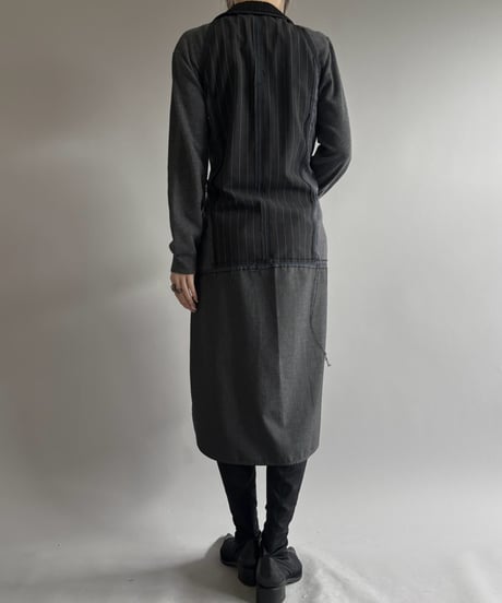 【USED】 Frocku-London Design Patchwork L/S Dress / 260919-003
