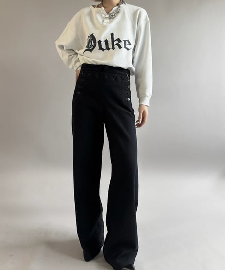 【USED】 Made in USA 90's DUKE Henry Neck Sweat  / 261031-025