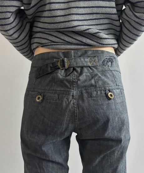 【USED】 Design Flare Denim Pants / 261003-011