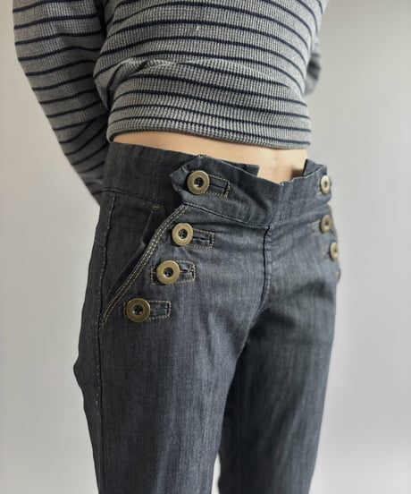 【USED】 Design Flare Denim Pants / 261003-011