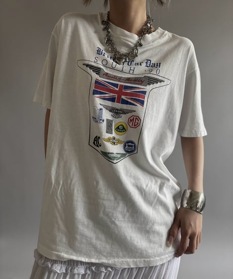 【USED】 Made in USA 90's British Car Day T-Shirt / 260801-002