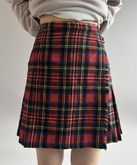 【USED】 Kilt Check Skirt / 261031-032