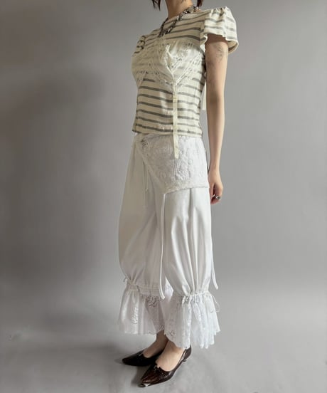 【Chinatsu Aoyama】 RE Border T-Shirt / 260716-027