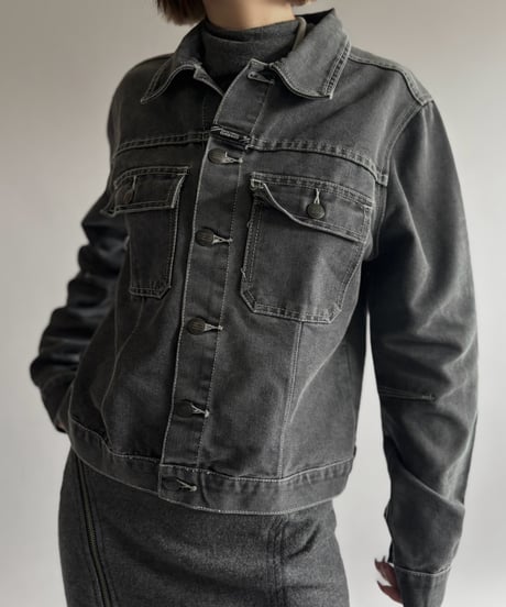 【USED】 MARITHÉ + FRANÇOIS GIRBAUD Glitter Denim Jacket   / 261010-008